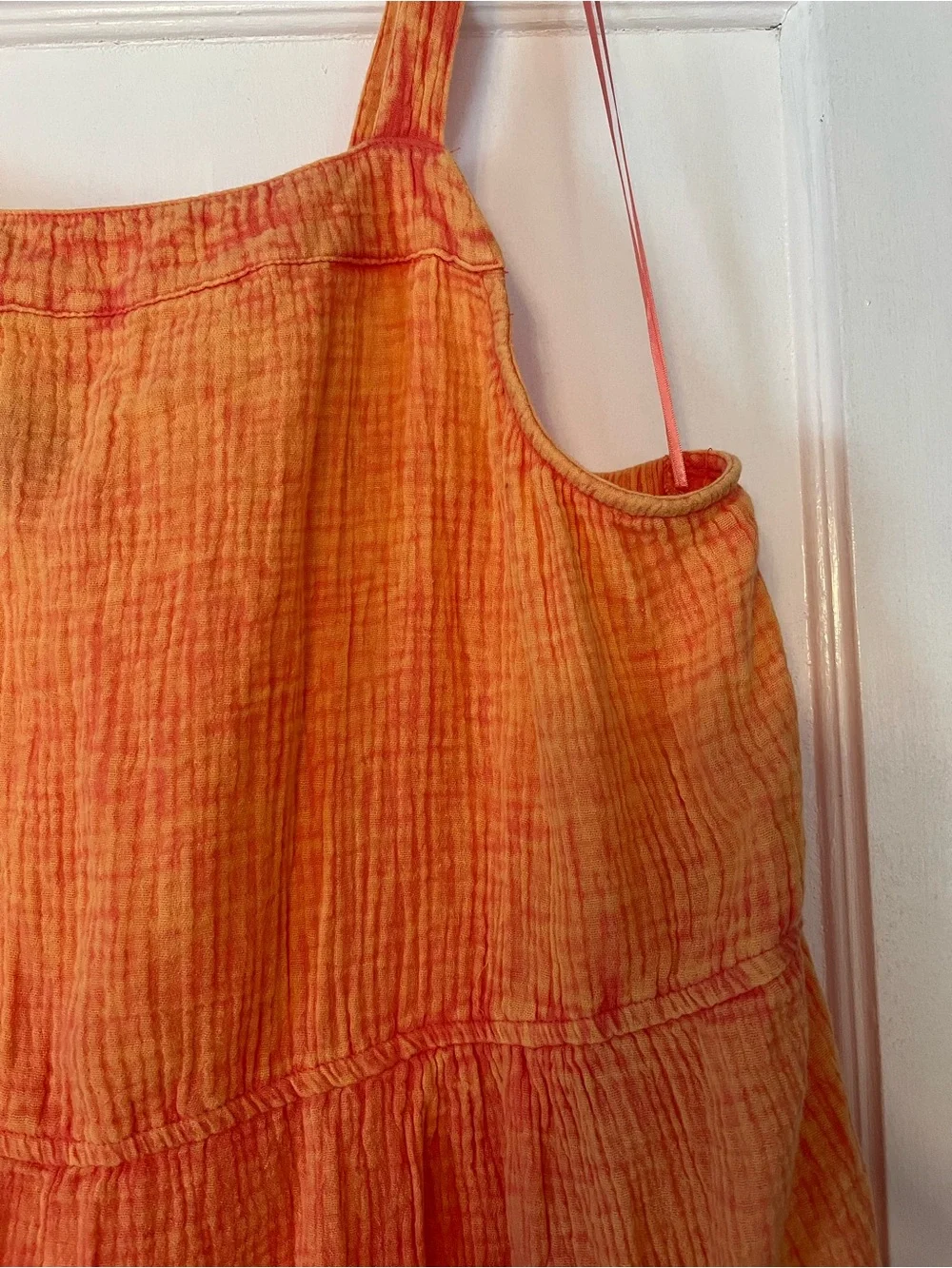 HEYSON Mineral Wash Crinkle Gauze Romper 1X NWOT